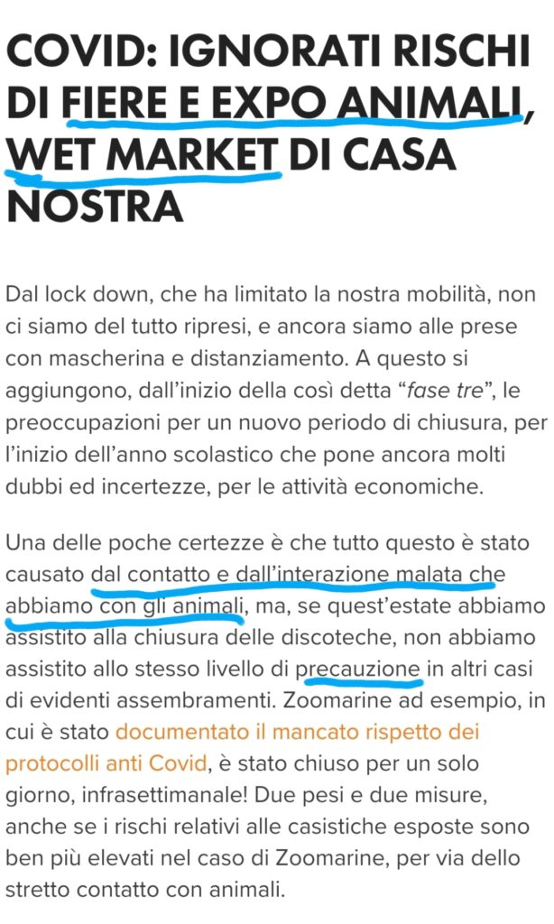 commercio di animali esotici