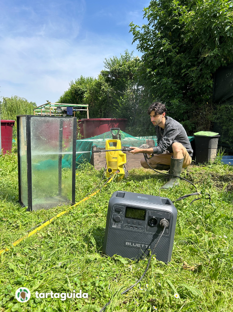 generatore solare per laghetti e animali